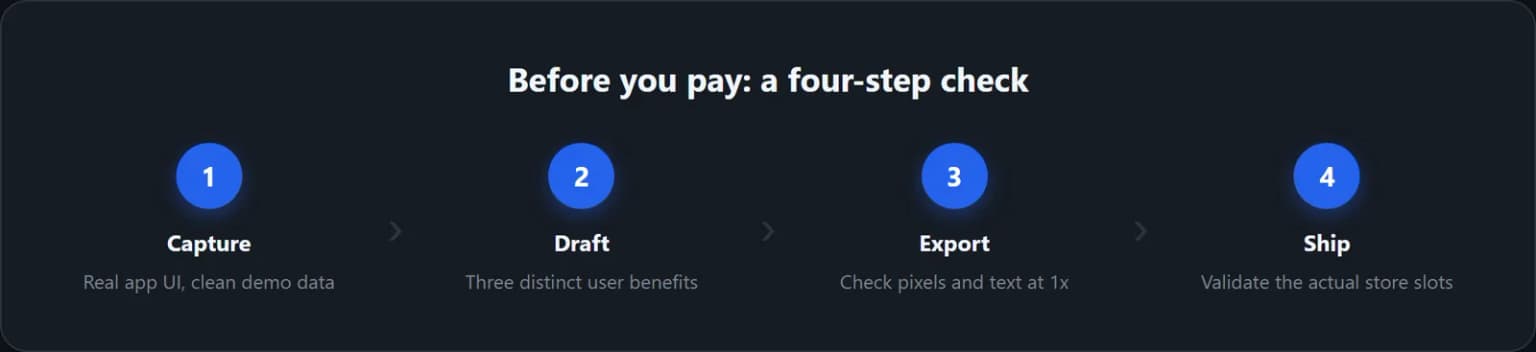 Four checks before paying for a screenshot workspace